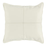Genuine Leather Square Pillow Cover 07 SkinOutfit